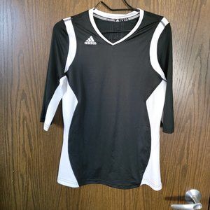 NWOT Adidas Black and White Top Size Medium